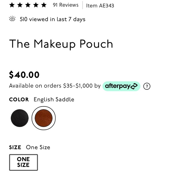 Madewell The Makeup Pouch - Picture 5 of 13